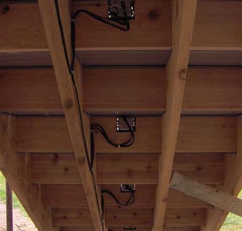 junction box under deck|under deck electrical wiring instructions.